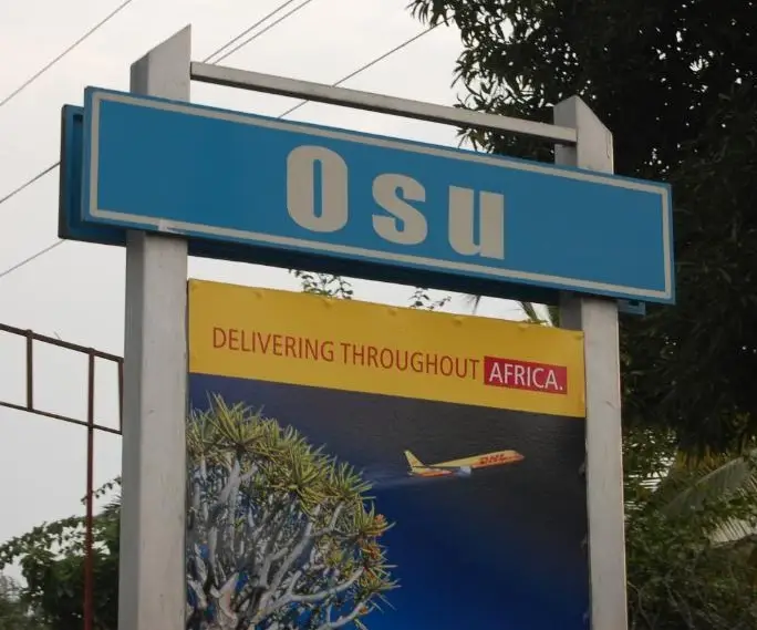 A view of Osu, Accra