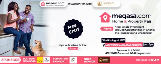 Meqasa Home and property fair August 2023. Projects, Seminars, Free Entry. Register to attend.