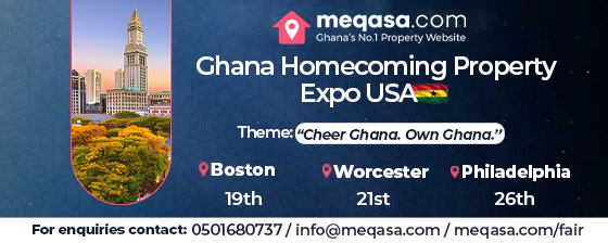 Ghana Homecoming Property Expo USA | Boston, Worcester, Philadelphia. Starting June 19, 2026.