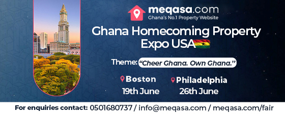 Ghana Homecoming Property Expo USA | Boston, Worcester, Philadelphia. Starting June 19, 2026.