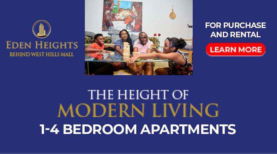 1-4 Bedroom apartments, Penthouses and a Sports Complex Selling & Renting. Call Eden Heights today!!!
