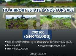 serviced land for sale in Ho Airport 