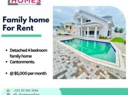 4 bedroom house for rent in Cantonments